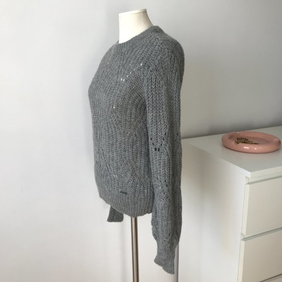 Abercrombie & Fitch Wool Grey Sweater - Picture 2 of 8